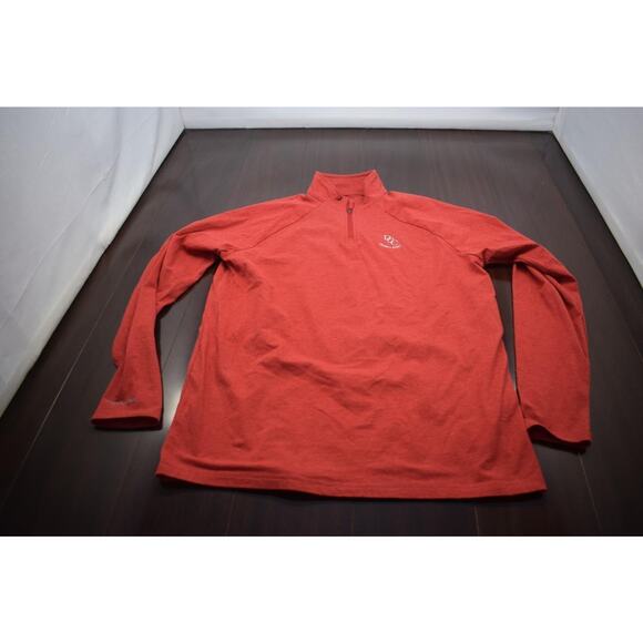 Under Armour Zip Neck Golf Jacket HeatGear Loose Charged Cotton Mens Size Large - Picture 5 of 10